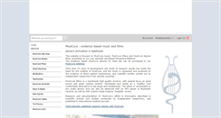 Desktop Screenshot of musicure.com
