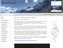 Tablet Screenshot of musicure.com